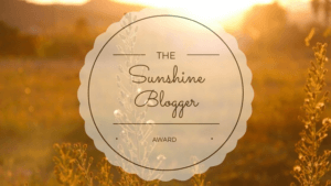 Sunshine Blog Award